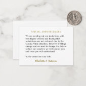 Boîtier de message de virus Corona avec invitation (Devant/Arrière en situation)