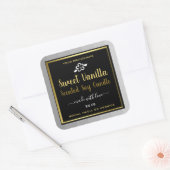 Boîtier de produits de vanille douce Étiquette Gol (Enveloppe)