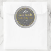 Boîtier de produits de vanille douce Étiquette Gol (Sac)