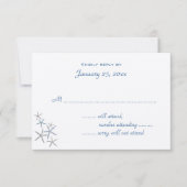 Boîtier de réponse petit Mariage en chute (Devant)