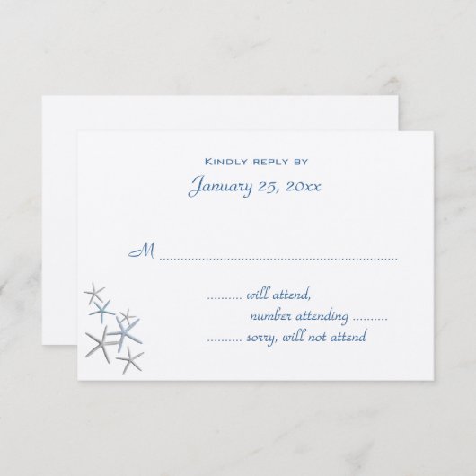 Boîtier de réponse petit Mariage en chute (Devant / Derrière)