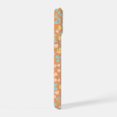 Boîtier de téléphone à fleurs orange (Côté droit)