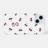 Boîtier de téléphone de cerises (Verso Horizontal)