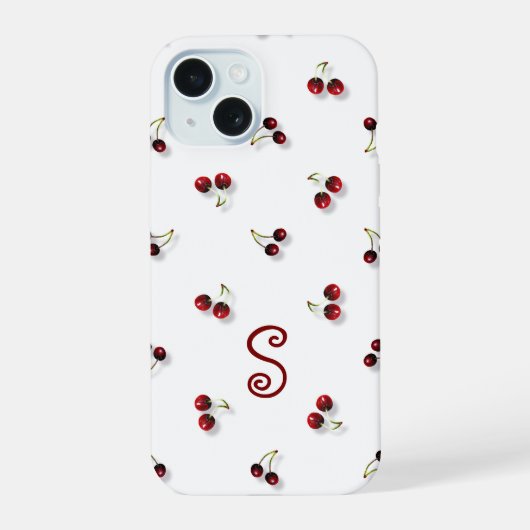 Boîtier de téléphone de cerises (Verso)