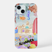 Boîtier de téléphone de collection de plage, d'océ