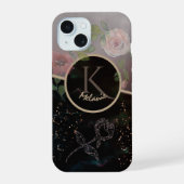 Boîtier de téléphone de couleur gris rose noir (Verso)