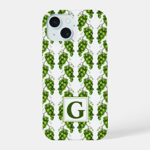 Boîtier de téléphone de raisins verts