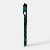 Boîtier de téléphone iPhone 15 à thème Alien (Côté gauche)
