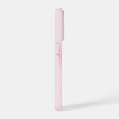 Boîtier de téléphone Iphone 15 pro Rose tendre Cœu (Côté droit)