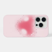 Boîtier de téléphone Iphone 15 pro Rose tendre Cœu (Verso Horizontal)