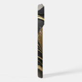 Boîtier de téléphone noir et or (Côté droit)