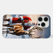 Boîtier de téléphone thème Noël pour Iphone 15 pro (Verso Horizontal)