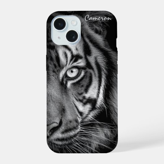 Boîtier de téléphone Tiger - Personnalisable (Verso)