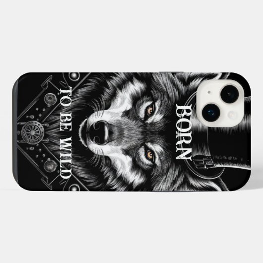 Boîtier de téléphone Wolf (Verso Horizontal)