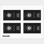 Boîtier d'emballage Logo Merci Étiquette de sceau (Feuille)