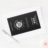 Boîtier d'emballage Logo Merci Étiquette de sceau (Enveloppe)