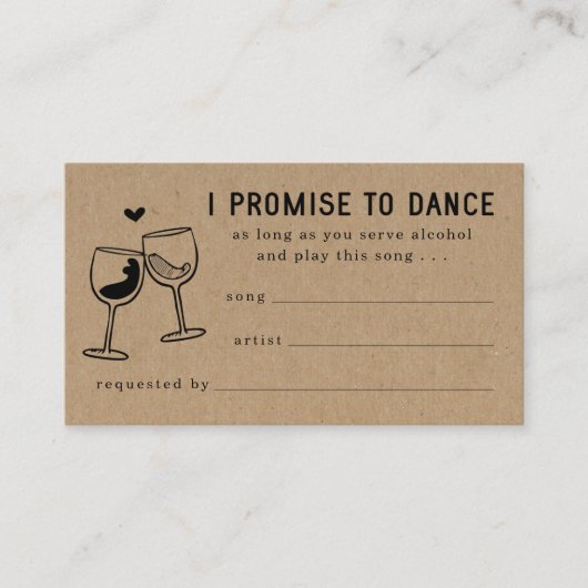 Boîtier d'invitation de la carte de demande de cha (Devant)