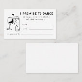 Boîtier d'invitation de la carte de demande de cha (Devant / Derrière)