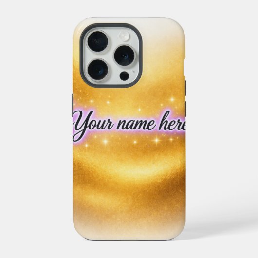 Boîtier d'iPhone personnalisé avec nom (Verso)