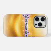 Boîtier d'iPhone personnalisé avec nom (Verso Horizontal)