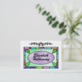 Boîtier en verre tendu / Carte de visite par SRF (Debout devant)