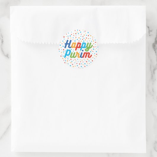 Boîtier Happy Purim stickers (Sac)