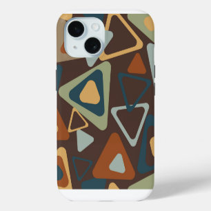 Boîtier iPhone 15 avec triangles Modernes du Milie