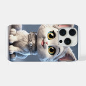 Boîtier iPhone 15 Pro avec illustration de chat ad (Verso Horizontal)