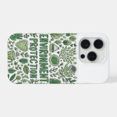 Boîtier iPhone 15 Pro pour la protection de l'envi (Verso Horizontal)
