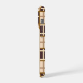 Boîtier iPhone 15 Pro Teintes Abstraites Marron (Côté gauche)