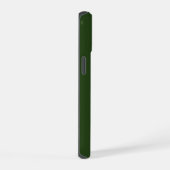 Boîtier iPhone 15 Vert Forêt Sombre (Côté droit)