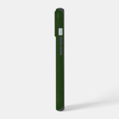 Boîtier iPhone 15 Vert Forêt Sombre (Côté gauche)