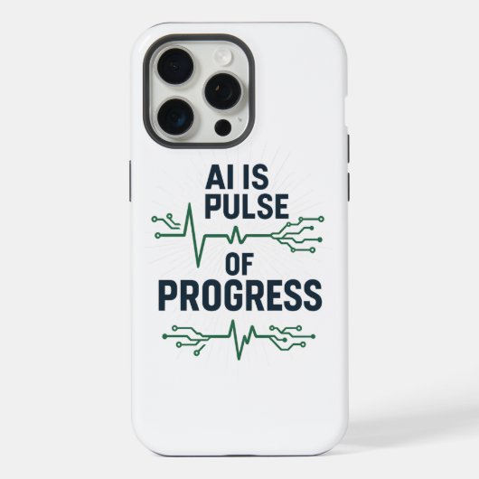 Boîtier iPhone AI Pulse of Progress | Évolution Te (Verso)