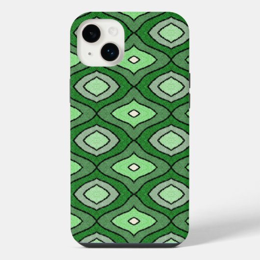 Boîtier iPhone Case-Mate abstrait vert (Verso)