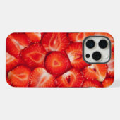 Boîtier iPhone Case-Mate aux fraises (Verso Horizontal)