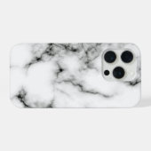 Boîtier iPhone Design Aspect Marbre Noir (Verso Horizontal)