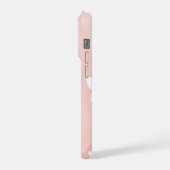 Boîtier iPhone esthétique rose bleu (Côté gauche)