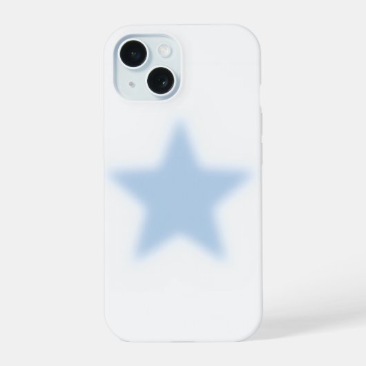 Boîtier iPhone étoile bleue mignon (Verso)