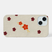 Boîtier Iphone fleurs (Verso Horizontal)