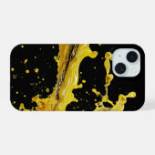Boîtier iPhone Golden Splash Dynamics (Verso Horizontal)