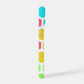 Boîtier iPhone Hexagonal Coloré Moderne (Côté droit)
