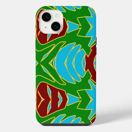 Boîtier iPhone / iPad, un design multicolore éléga (Verso)
