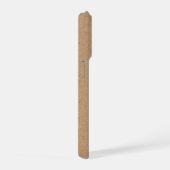 Boîtier iPhone Logo d'entreprise Kraft Rustique (Côté droit)