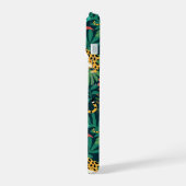 Boîtier iPhone motif jungle léopard tropical (Côté gauche)