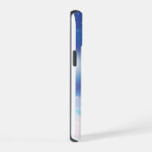Boîtier iPhone Nébuleuse Bleue Céleste (Côté droit)