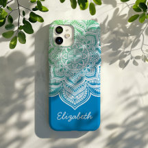 Boîtier iPhone personnalisé Elowyn Mandala