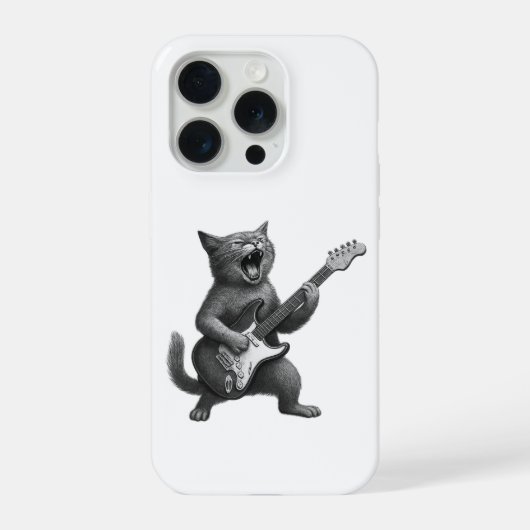 Boîtier iPhone Rocker Cat (Verso)