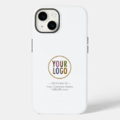 Boîtier Mate iPhone 14 Coque Logo d'entreprise per (Verso)