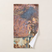 Boîtier métallique rouillé Vieux bâtiment industri (Serviette à main)