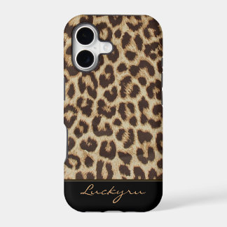 Boîtier personnalisé imprimé léopard pour iPhone 5